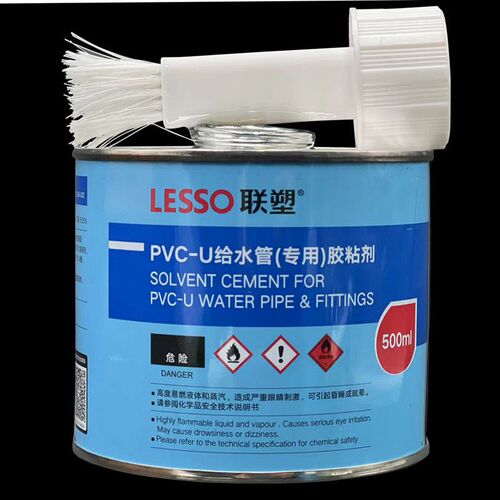 Lesso PVC drainage glue 100ml water supply glue drinking water adhesive 500g drainage pipe glue