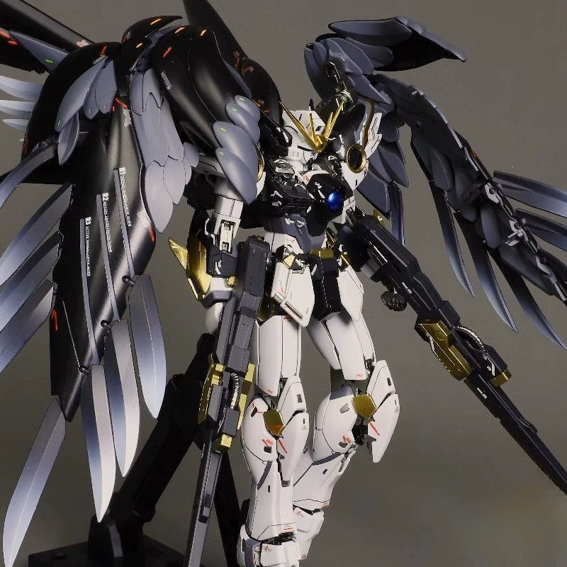 Фигурка Thousand-handed Bandai Gundam MG Flying Wing Zero KA version Black Snow Ji Free 2.0, сборная модель Гандам