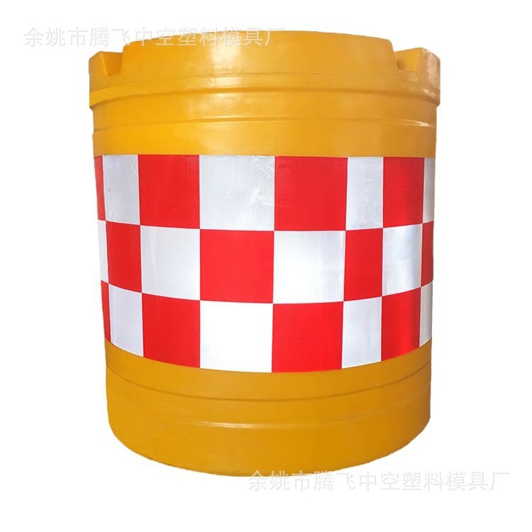 加宽圆形防撞桶大水马隔离墩道路灌水灌沙分流高速路口隔离车道