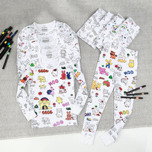 ���F؛����ͯ�T�f˯�����w�SDIY����Children's graffiti pajamas