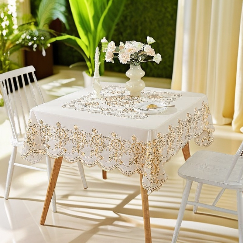 135*135cm square tablecloth waterproof oil-proof anti-scald wash-free living room tea table tablecloth living room decoration 135*135cm square tablecloth waterproof oil-proof anti-scald wash-free living room tea table tablecloth living room decoration