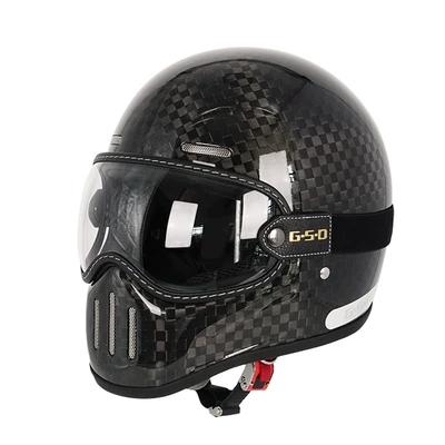 Motosiklet kaskı (dəbilqə) – Helmet 3C - 12k-transparent-mirror-m55-56