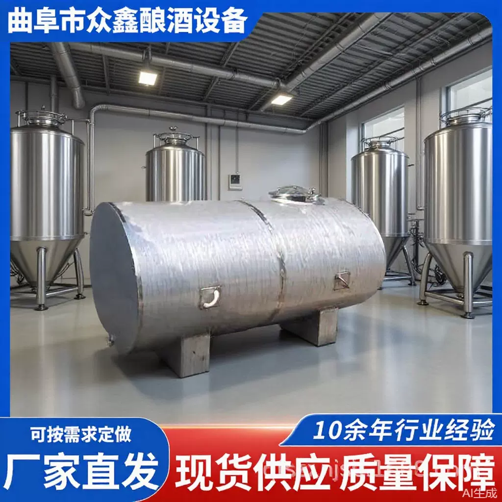 不锈钢运输罐 储油罐卧式储酒罐纯水储罐 车载卧式运输罐