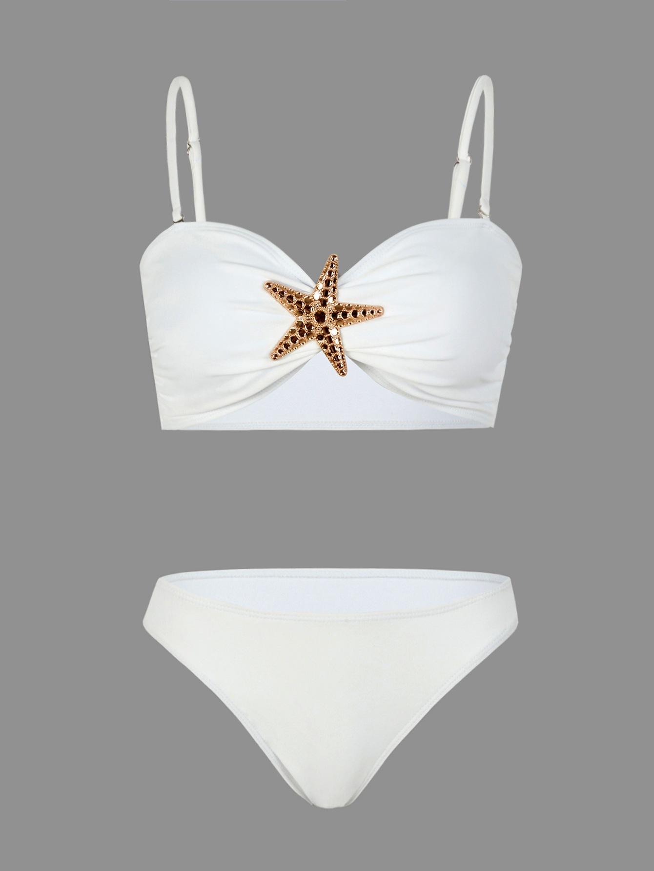 GraceChic 2025 European And American Two-Piece Swimsuit For Women High-End Sexy Bikini Foreign Trade Cross-Border Beach Set_voghion.com