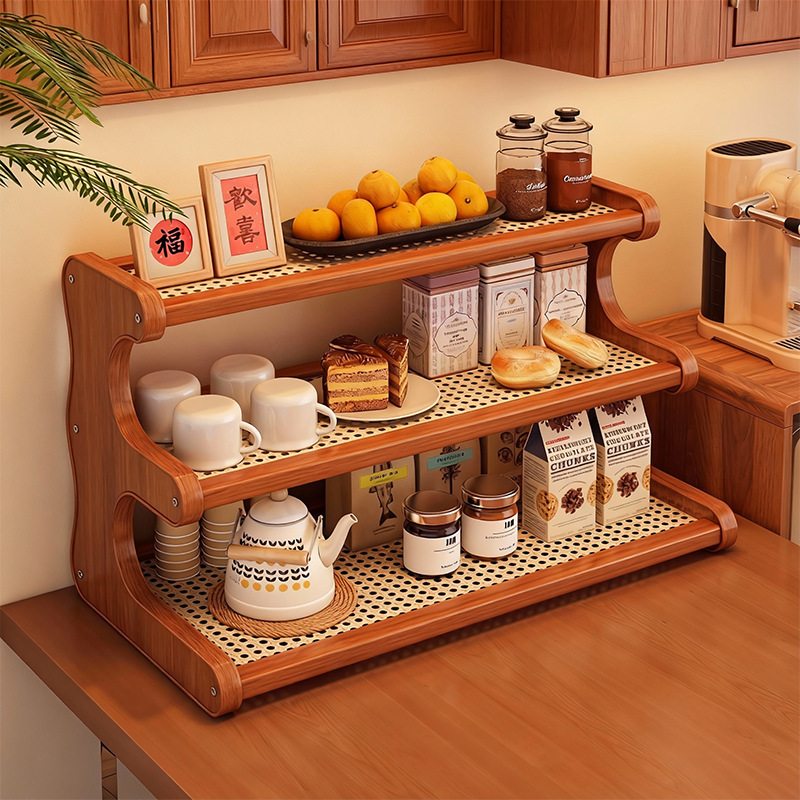 Storage Rack Cup Holder Dining Table Countertop Organizer Living Room Tea Cup Water Cup Mug Coffee Cup Tea Set Storage Rack