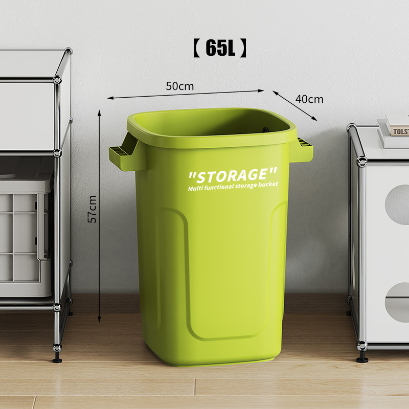 キッチンゴミ箱家庭用新しい大型蓋付き高さ紙バスケット家庭用屋外インダストリアルスタイル大容量ゴミ箱|undefined