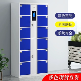 人脸识别储物微信手机指纹寄存刷卡存放柜超市电子存包柜商场智能