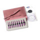 Purple detachable sweater needle length sleeve needle 5 8cm ring needle set 9 pairs of knitting tools suit