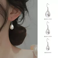 Простые японские и корейские серьги с жемчугом для женщин, элитные элегантные серьги в стиле ретро с каплями воды, серьги нишевого дизайна, новые модные серьги