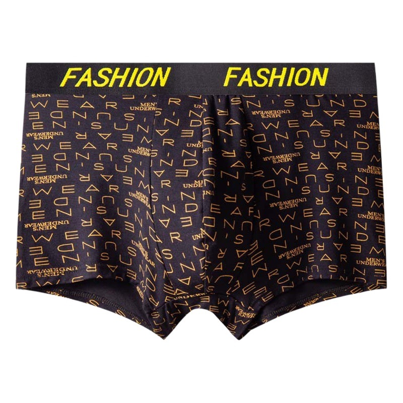 Calzoncillos de los hombres de la ropa interior de los hombres modal nuevo impreso cómodo agradable a la piel de grafeno de moda personalizada boxer shorts