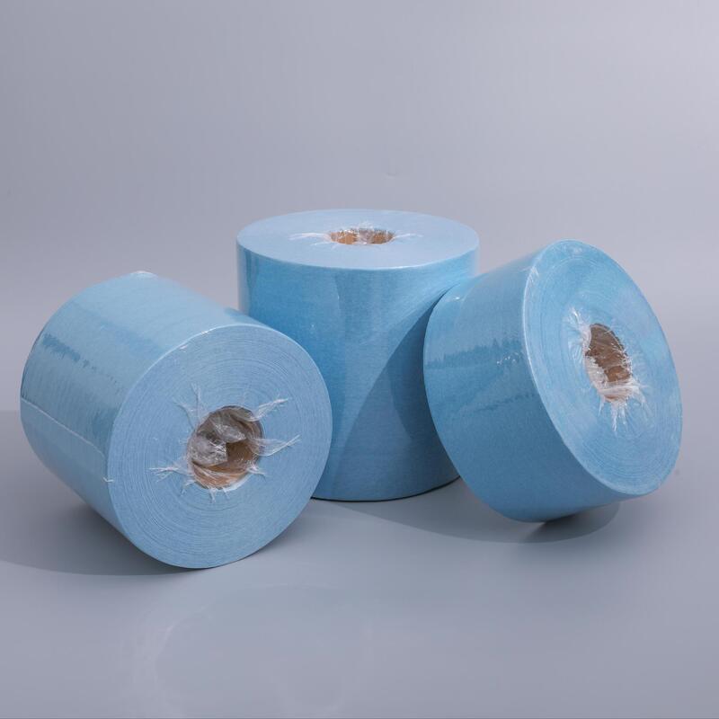 Dust-Free Paper Industrial Wiper Wiper Dust-Free Cloth Roll Dust Removal Water Absorption Water Oil Absorption Industrial Wiper Non-Woven Fabric