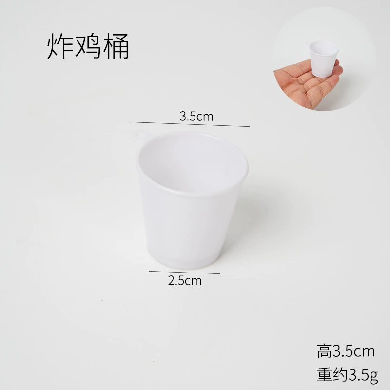 Small realistic tableware, food play, toy, DIY