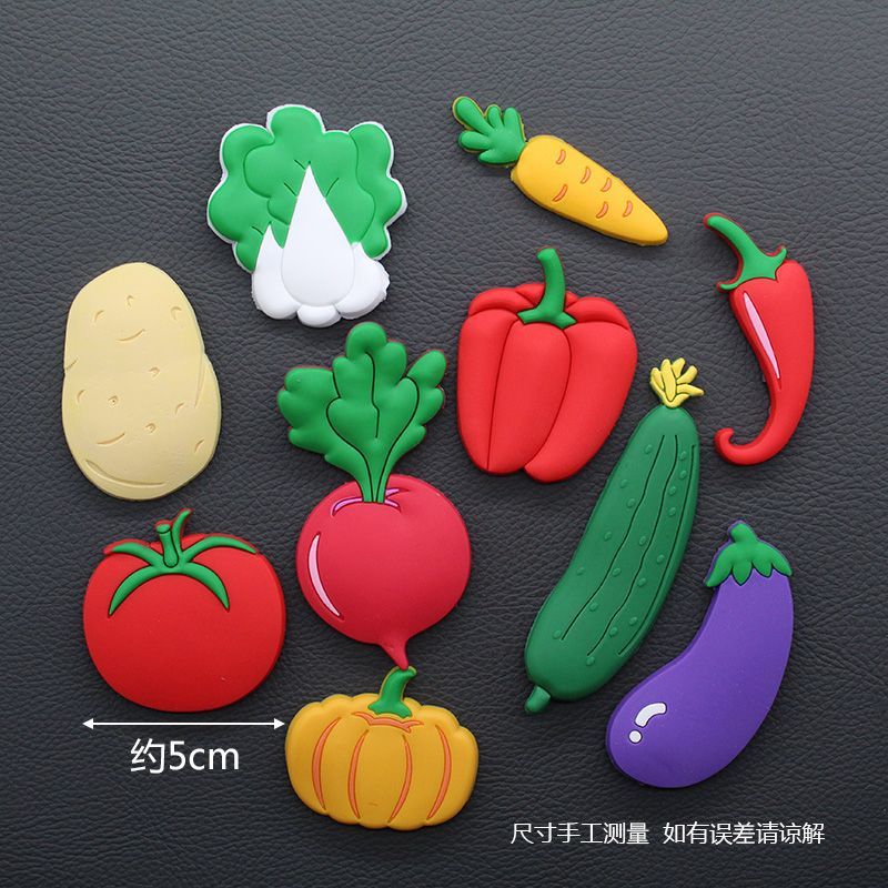 Pegatinas magnéticas pegatinas de refrigerador pegatinas creativas dibujos animados lindos un conjunto de automóviles pegatinas de educación temprana para niños antichoque