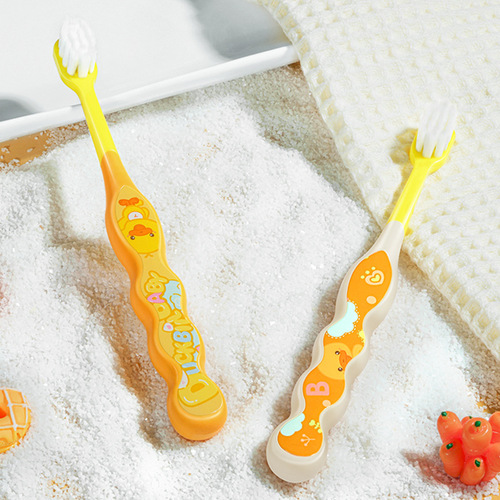 Little Deer Mom Children's Toothbrush Little Tiger Soft-bristled Toothbrush Independent Small-head Cleaning Teeth Gap Brush Toothbrush Wholesale