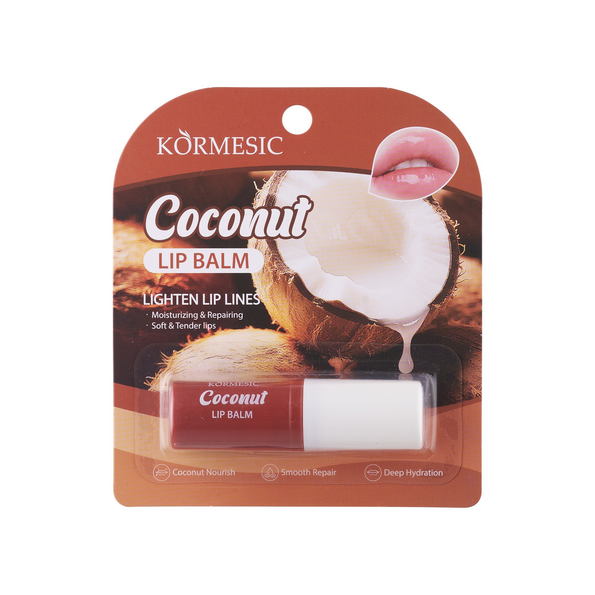 코코넛 립밤 3g [수출 전용 상품, 국내 판매 금지. 구매 시 면책 조항에 동의하며 책임은 구매자에게 있습니다.]