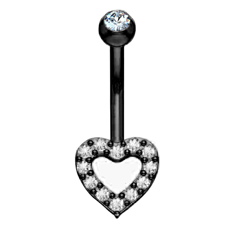 Belly Ring Classification 1 Piece Belly Rings Simple Style Classic Style Solid Color 304 Stainless Steel Inlay Zircon Belly Rings