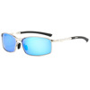 Fashionable metal sunglasses, glasses solar-powered, suitable for import