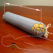 8DWL批发棉老粗布圆柱枕头可拆洗偏硬不变形棉布单黄荆子填充颈椎