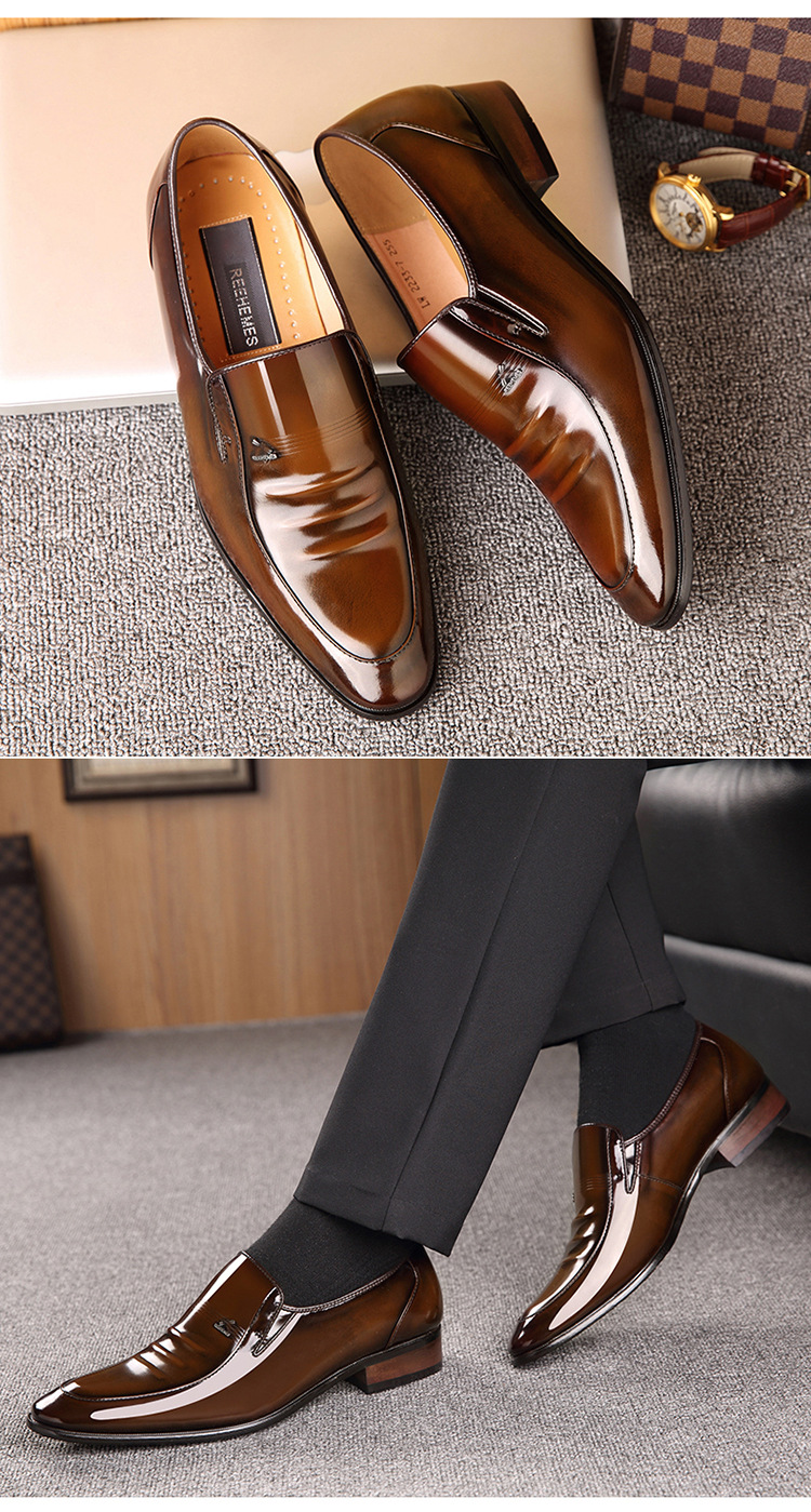 Chaussures homme en cuir véritable - Ref 3445688 Image 28