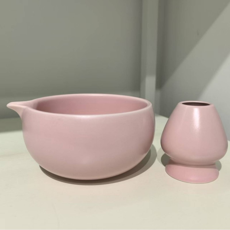 口付き抹茶ボウル、陶器製日本抹茶ボウル、抹茶ツール、茶筅、宋代茶セット、大腹ボウル|undefined