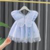 Children's summer dress, skirt, western style, 0-4 years, special occasion clothing