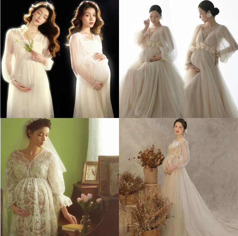 New Photo Studio Pregnant Women Photography Clothing Sexy Cute Pregnant Mommy Photo Photo Suit