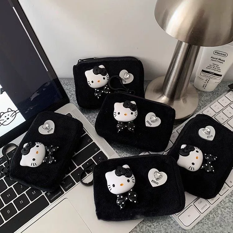 Cartoon handheld wallet, organizer bag, cute pendant, minifigure