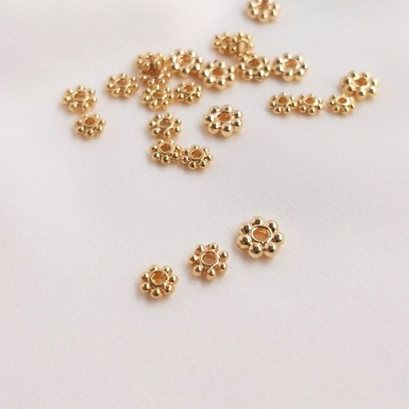 Spot stainless steel snowflake spacer beads beads multi-specifications