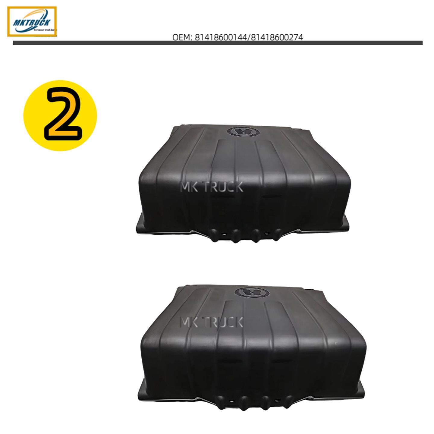 Caja de tapa de batería pequeña 81418600144/81418600274 para la fábrica de piezas de camiones de la serie MAN