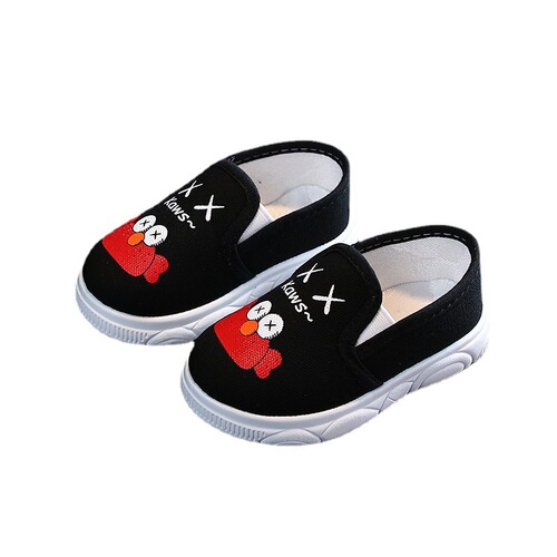 Children's Canvas Shoes for Spring and Autumn, Fashion Baby Platform Shoes for Girls and Boys, Breathable Single Shoes for Boys and Girls, Casual Shoes for Young Children