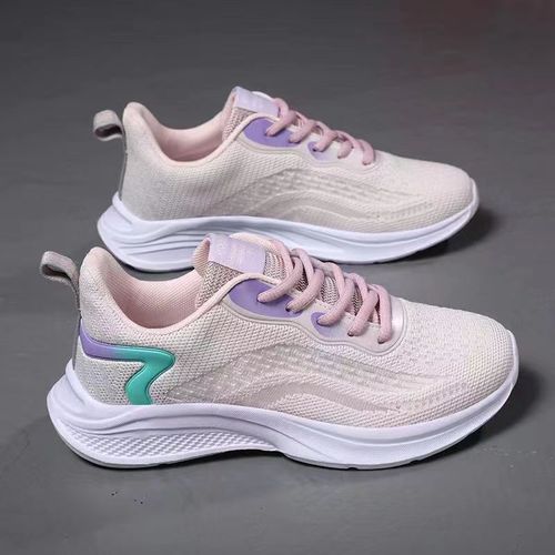 Shoes for Women Autumn New Women's Flyweave Light Breathable Shoes Wholesale Running Shoes Manufacturer Casual Sports Shoes for Women