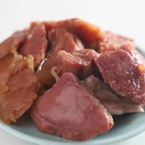 Wholesale Donkey Meat in 200g Bags, Cooked Donkey Meat, Aromatic Sauce Donkey Meat from Shandong, Dong'e Donkey Meat, Vacuum Packaged