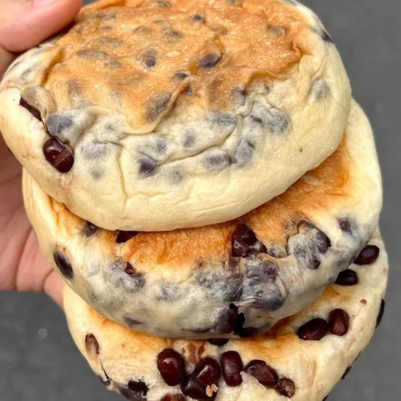 Japanese-Style Honey Bean Cheese Bun, Soft and Delicious, Soft and Sweet Cheese Sandwich Student Breakfast Bun, Red Bean Cheese Meal Bun