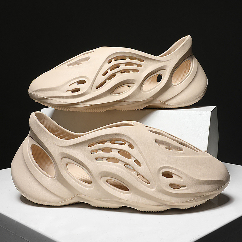 New Coconut 700 Clogs Beach Outdoor Sandals Summer Cut Out Thick-Soled Men's and Women's Roman Sandals Cross-Border