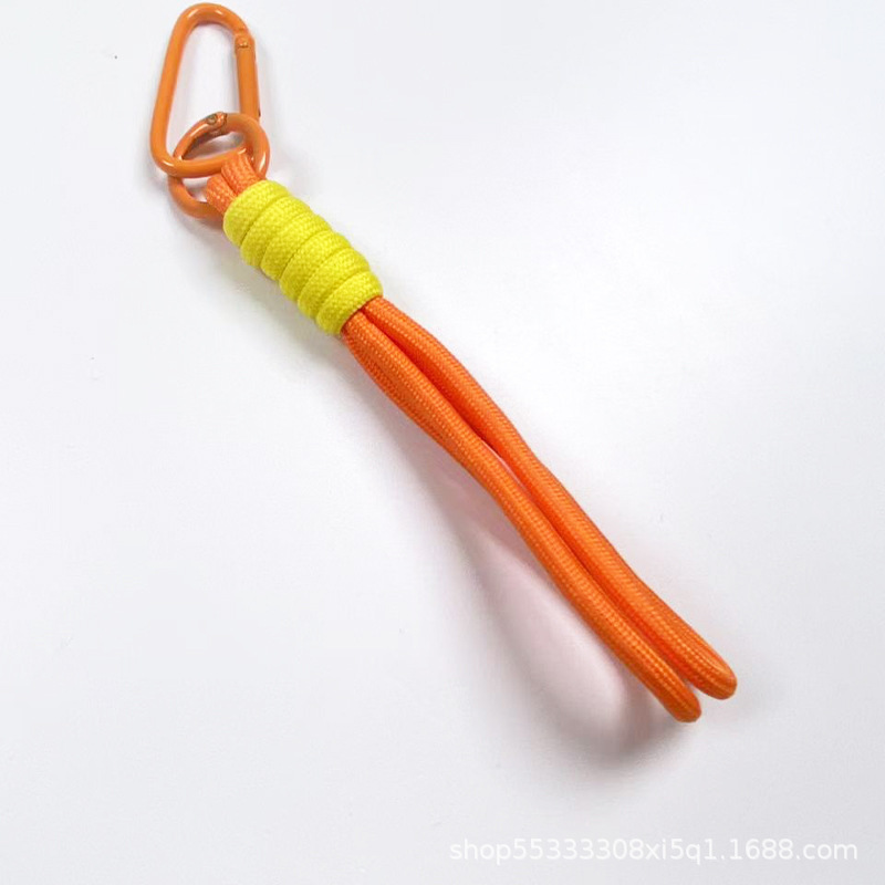 携帯電話のストラップのマカロンの色合わせのキーチェーンのキーチェーンは簡単で短いタイプのロープのキーチェーンのリングの装飾品の卸売りを掛けます。|undefined