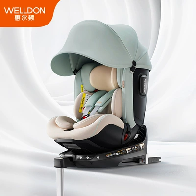 Welldon Huilun Smart Turn 2Pro+ Safety Seat for Babies Aged 0-7 Years, New National Standard Car Seat for Infants (Car child safety seat) - new-national-standard-yachuan-green-ventilated-edition