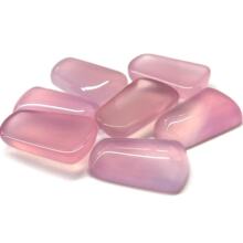 厂家直供粉玛瑙绿玛瑙玉髓梯牌裸石镶嵌戒面梯形平底素面饰品配件