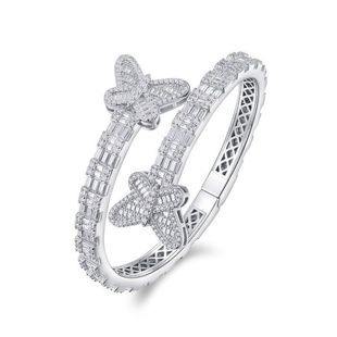 Customized S925 Silver Inlaid Moissanite Bracelet Professional Team Service Meet Your Creative Needs High Products