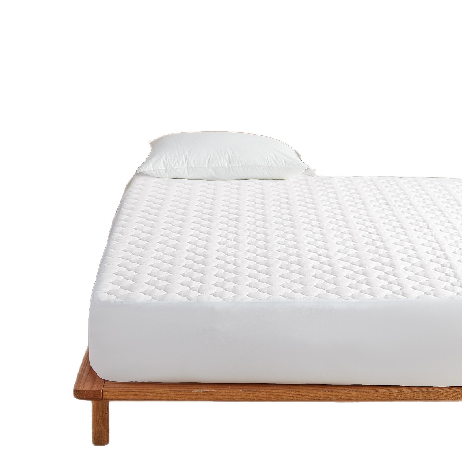 Patrón de pétalos de cama impermeable de quilting cubierta de cama a prueba de polvo cubierta de cama