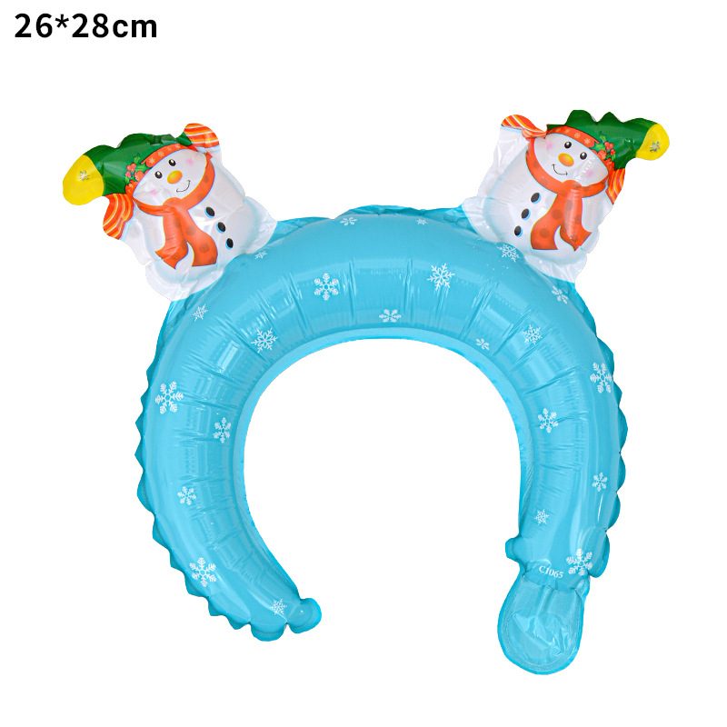 Globos inflables con forma de diadema para niños, famosos en Internet, regalos promocionales para escanear códigos QR, animales de dibujos animados, globos de aluminio para el Día Nacional
