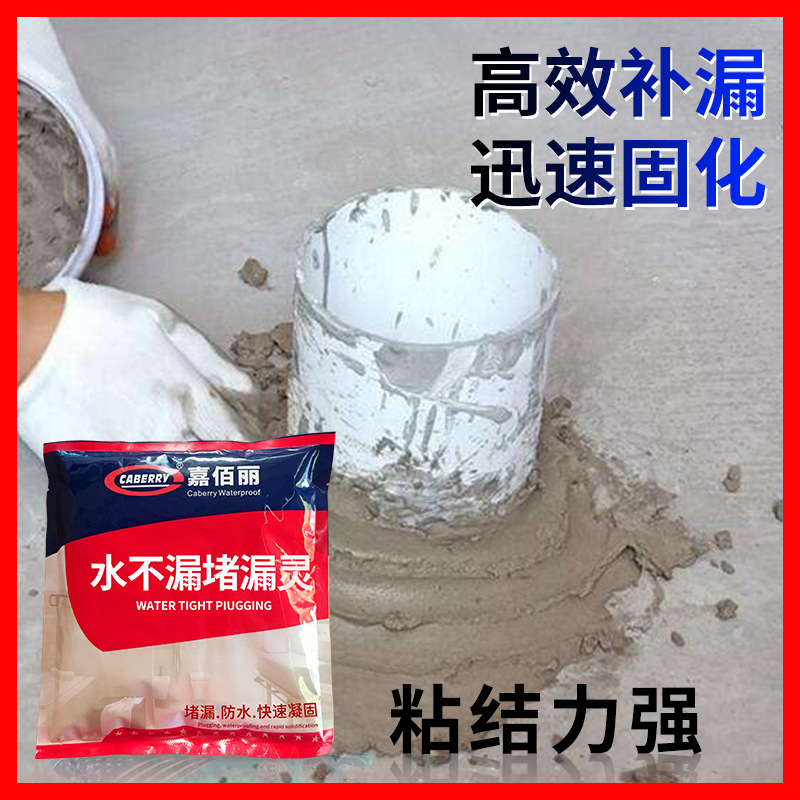 全屋速凝型砂浆裂缝填补 屋顶卫生间地下室补漏 地面速干堵漏王