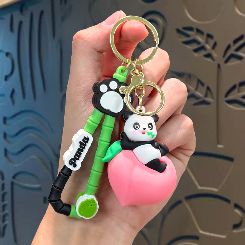 Llavero Creativo de Sanrio con Diseño de Perro de Orejas Grandes, Cinnamoroll, para Llaves de Coche, Bolso, Colgante, Adorno, Pequeño Obsequio