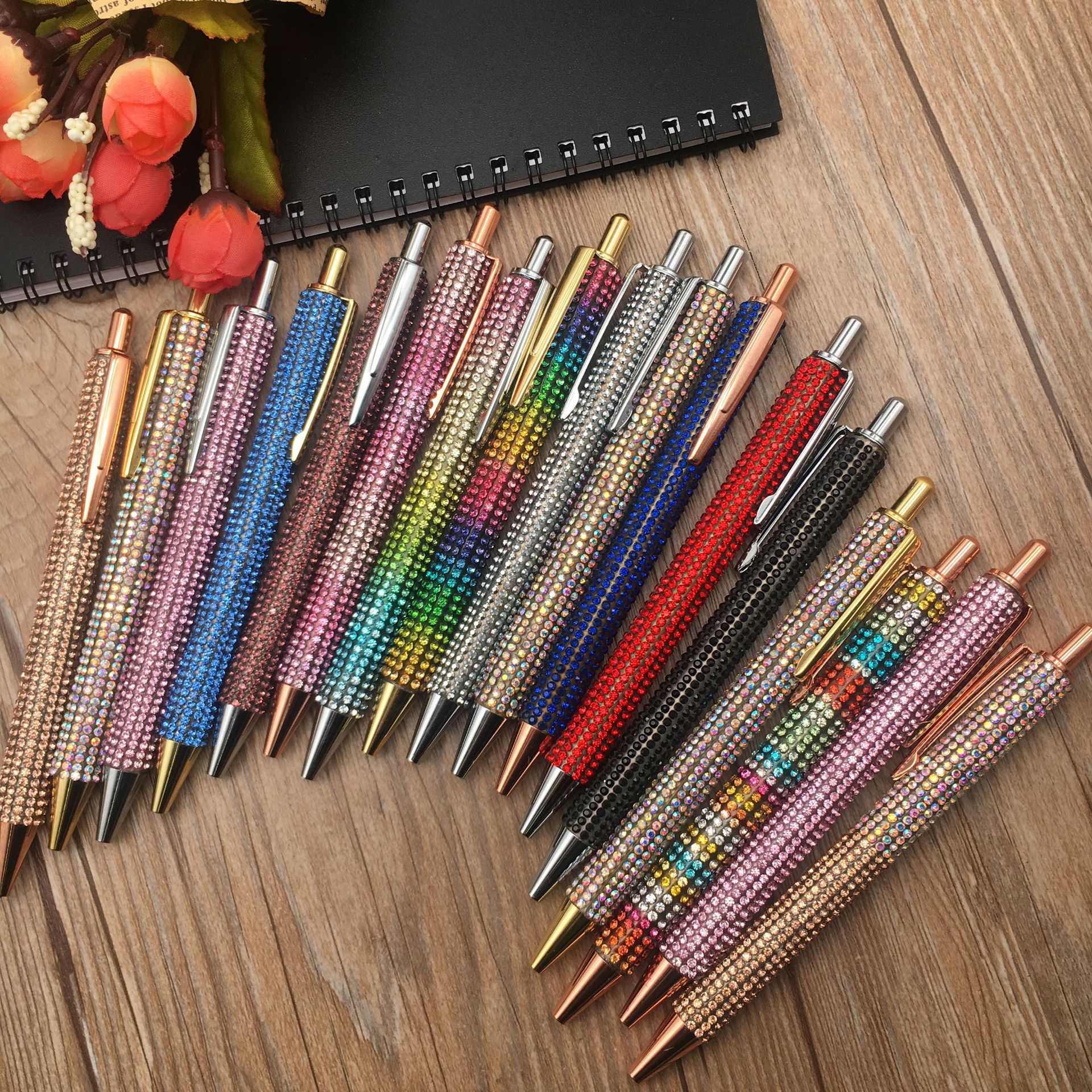 multicoloured ballpoint pen