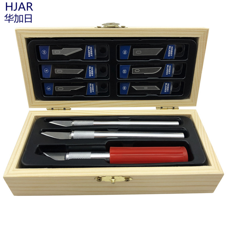 亚马逊热销雕刻刀 木盒木工刻刀片 蜡雕刻工具 雕刻南瓜花灯刀