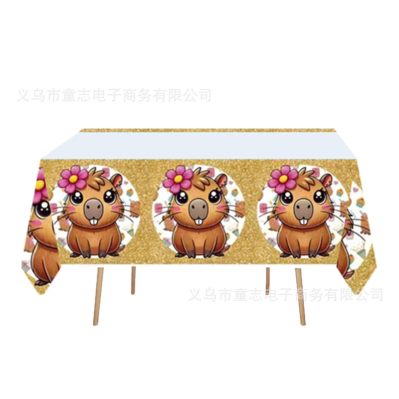 厂家直销新款现货儿童卡通生日派对装扮一次性长方形卡通桌布宴会|undefined