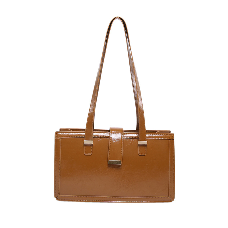 2024 otoño nuevo estilo retro tendencia de viaje bolso cuadrado minimalista diseño de moda personalidad brazalete bolso de hombro