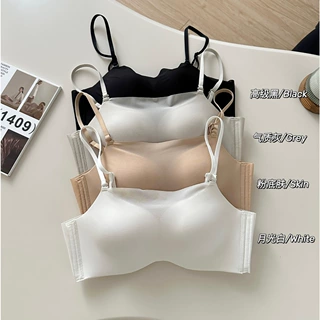 抹胸内衣女防走光裹胸夏天透气收副乳上托平胸小胸聚拢厚杯文胸罩