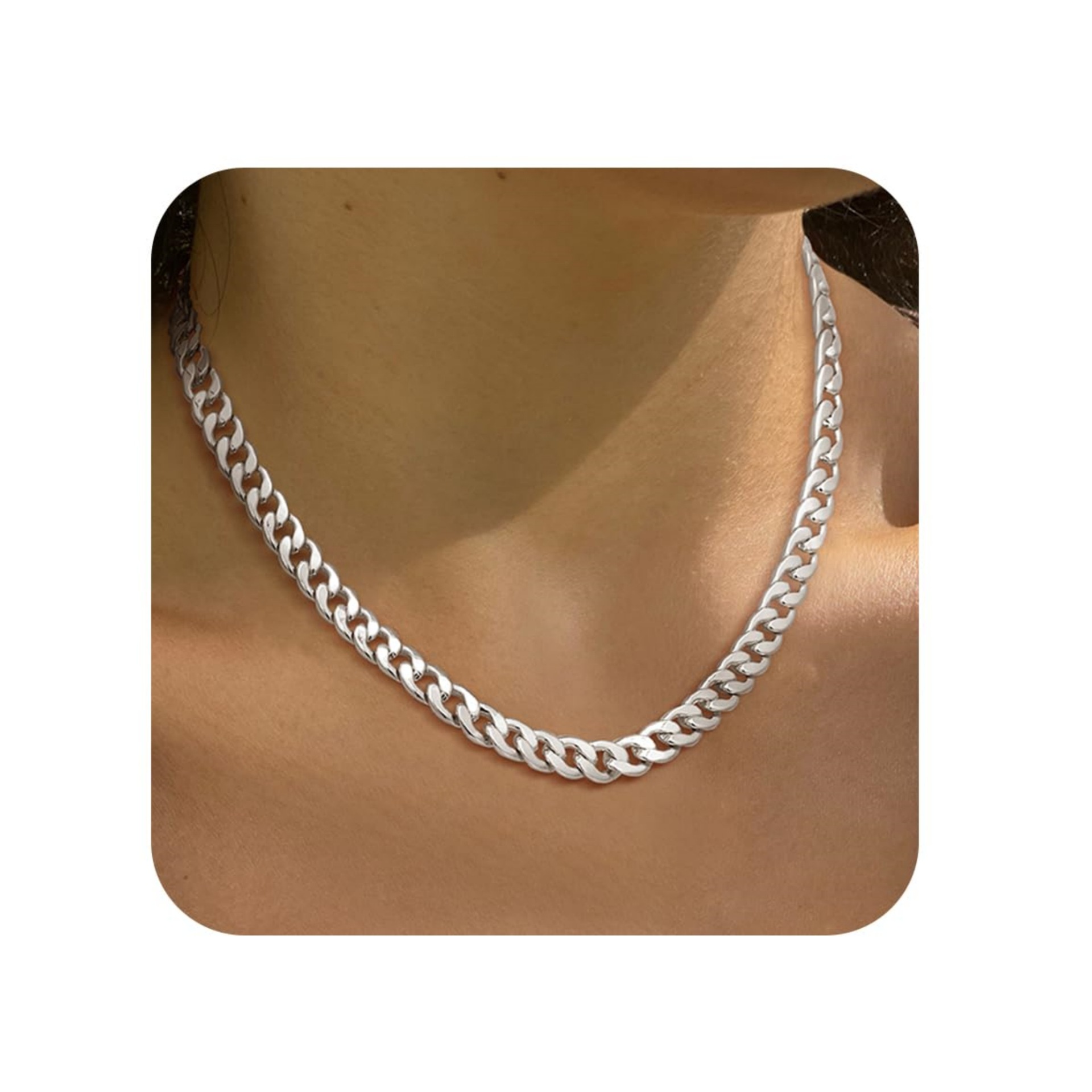 Cadena de eslabones cubanos para hombre y mujer en acero_voghion.com