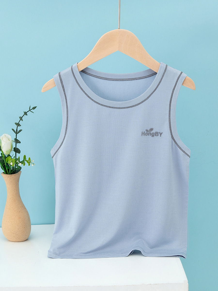 Children's silk vest for boys