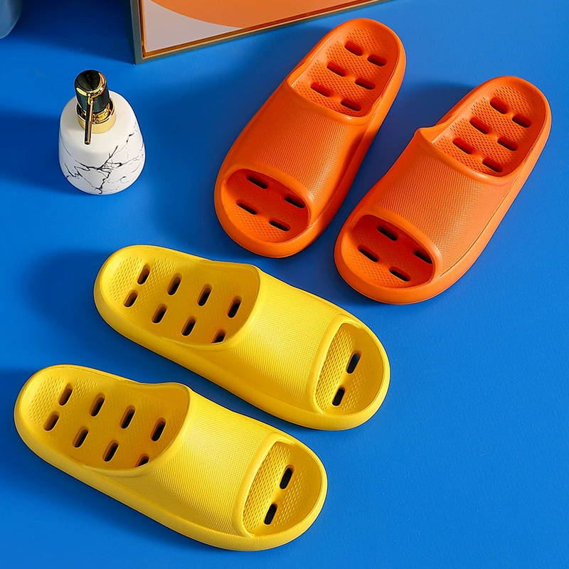Тапочки с мягким дном мужские летние домашние ванны для ванной нескользящие полые быстросохнущие домашние тапочки для пар с мягким дном женские